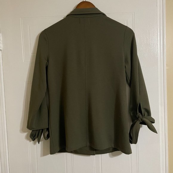 Caslon Olive Green Soft Blazer Jacket - Picture 3 of 6